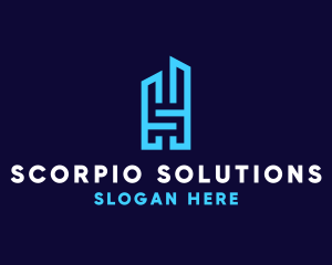 Modern Technology Business logo design