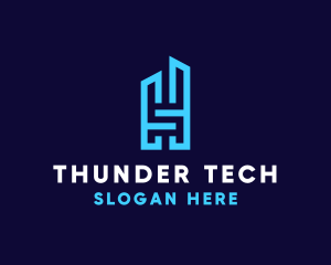 Modern Technology Business logo design