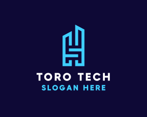 Modern Technology Business logo design