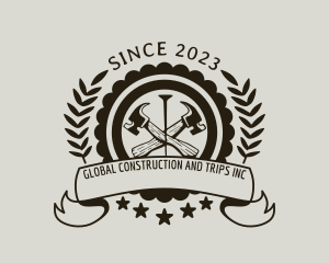 Repairman - Hammer Nail Carpentry logo design