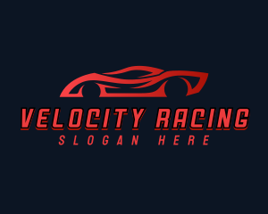  Racing Car Vehicle logo design