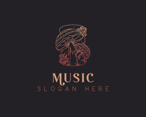 Organic Mushroom Botany Logo