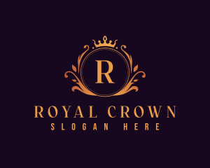 Premium Royal Crown logo design