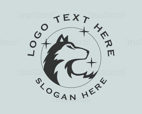 Starry Wolf Gamer Logo