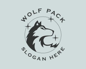 Wolf - Starry Wolf Gamer logo design