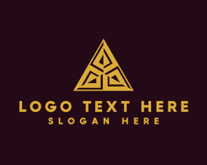 Accounting - Finance Triangle Firm logo design