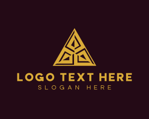 Luxury - Finance Triangle Firm logo design