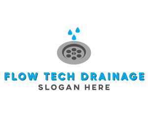 Drainage - Plumbing Water Drain Drainage logo design