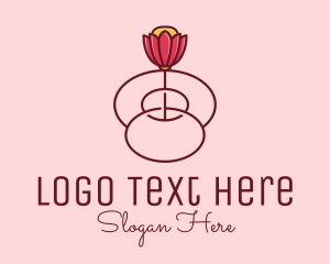 Fancy Bloom Flower Logo