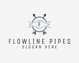 Generic Hipster Arrow Adventure logo design