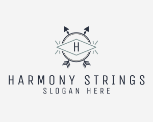 Generic Hipster Arrow Adventure logo design