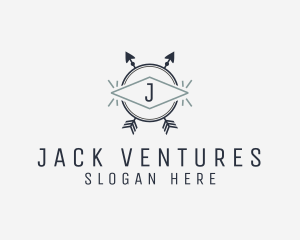 Generic Hipster Arrow Adventure logo design