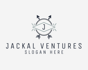 Generic Hipster Arrow Adventure logo design