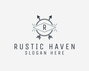 Generic Hipster Arrow Adventure logo design