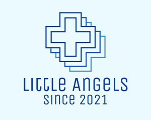 Modern - Blue Medical Hospital logo design