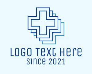 Modern - Blue Medical Hospital logo design
