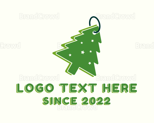 Fresh Pine Tree Souvenir Logo