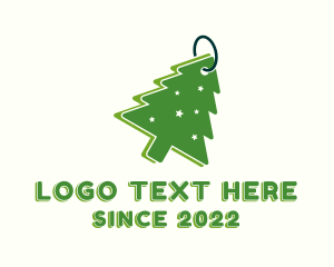 Price Tag - Fresh Pine Tree Souvenir logo design