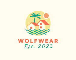 Tourism - Beach House Island Resort logo design