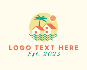 Trip - Beach House Island Resort logo design