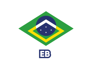 Brazil Flag Symbol Logo