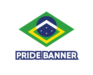 Brazil Flag Symbol logo design