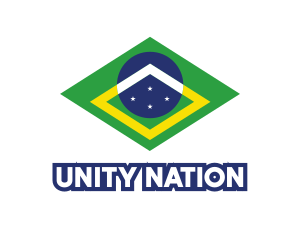 Brazil Flag Symbol logo design