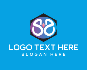 Office - Modern Hexagon Letter S logo design