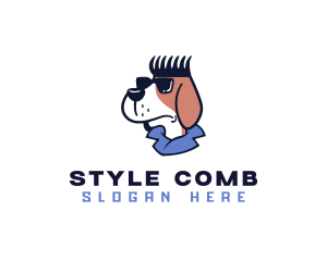 Comb - Dog Comb Hair logo design