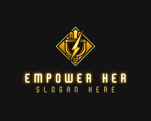 Plug Power Electric logo design