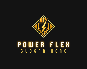 Plug Power Electric logo design