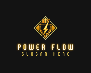 Plug Power Electric logo design