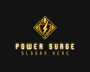 Electricity - Plug Power Electric logo design