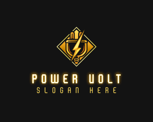 Plug Power Electric logo design