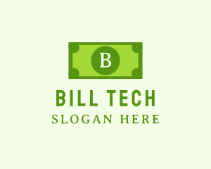 Money Dollar Bill logo design