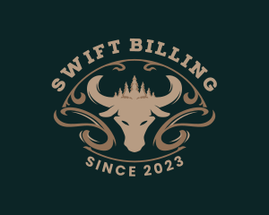 Outdoor Bull Ranch logo design