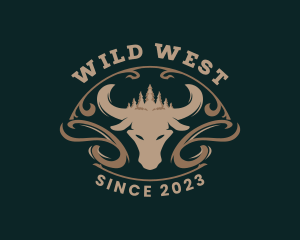 Saloon - Outdoor Bull Ranch logo design