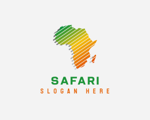 African Safari Tourism logo design