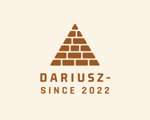 Stoneworks - Brick Pyramid Construction logo design