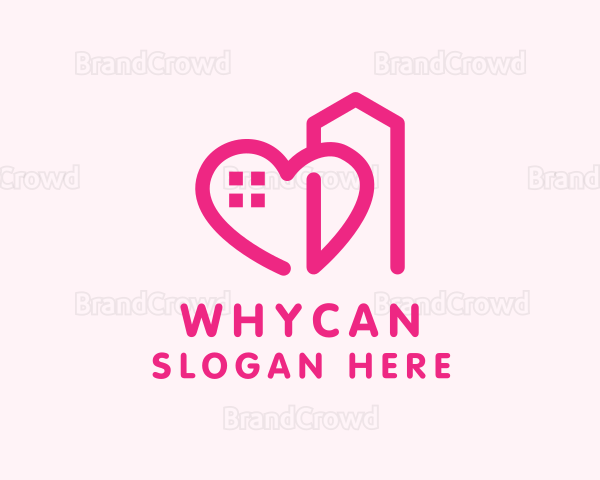 Heart Love Building Logo