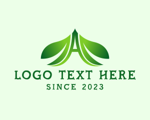 Organic - Wellness Spa Letter A logo design