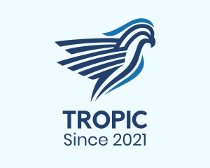 Blue Tropical Cockatoo logo design