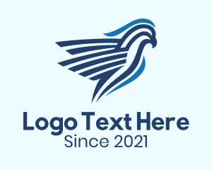 Bird - Blue Tropical Cockatoo logo design