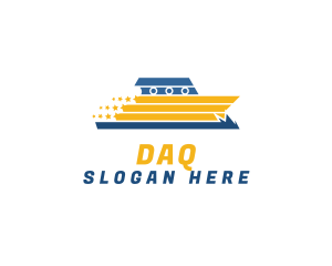 Speedboat - Sailing Speedboat Star logo design