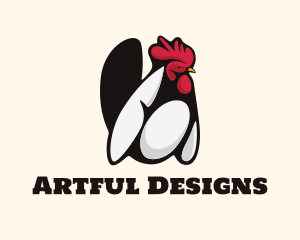 Big Chicken Rooster logo design