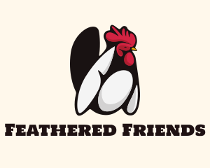 Poultry - Big Chicken Rooster logo design