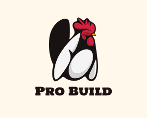 Big Chicken Rooster logo design