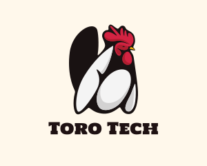 Big Chicken Rooster logo design