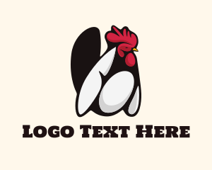 Big Chicken Rooster logo design