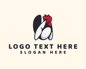 Big Chicken Rooster Logo